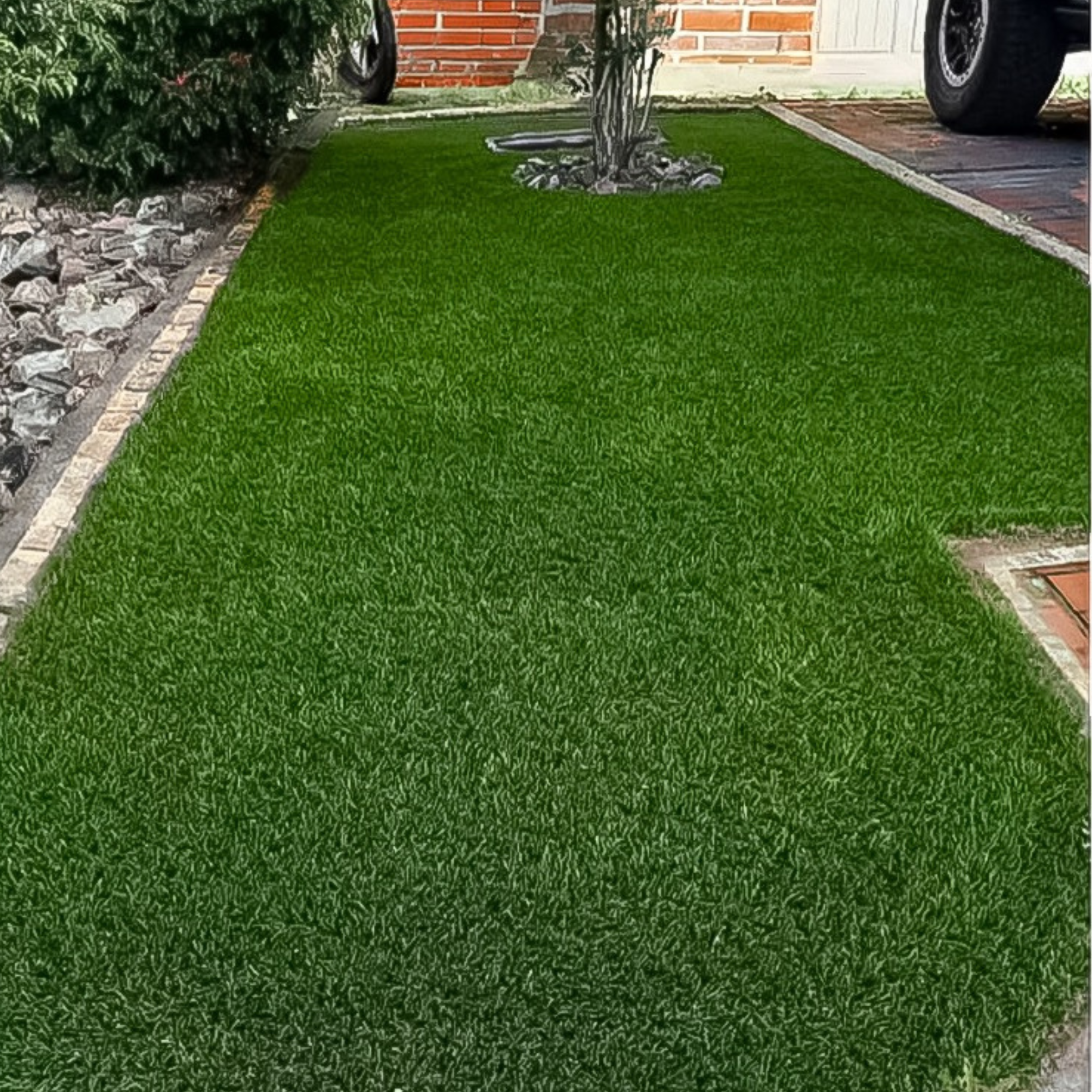 Clean artificial turf after Doggo Scoop treatment