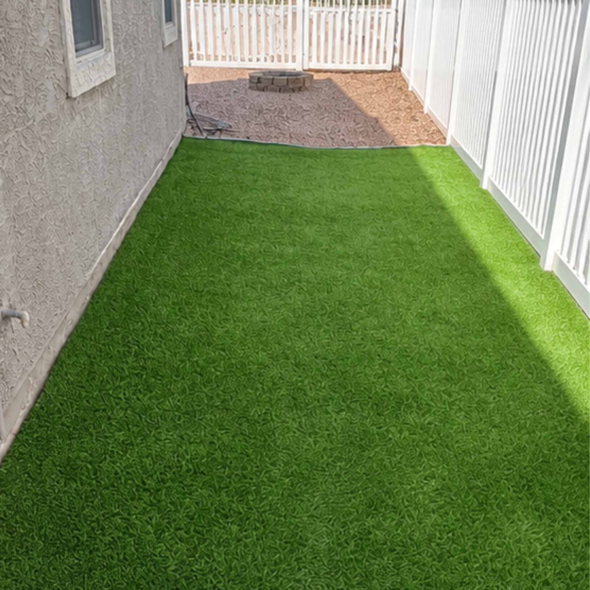 Clean, odor-free turf after treatment